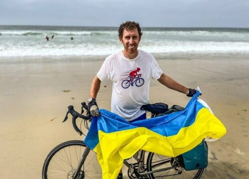 4386km cycled over 198 hours in support of Ukraine